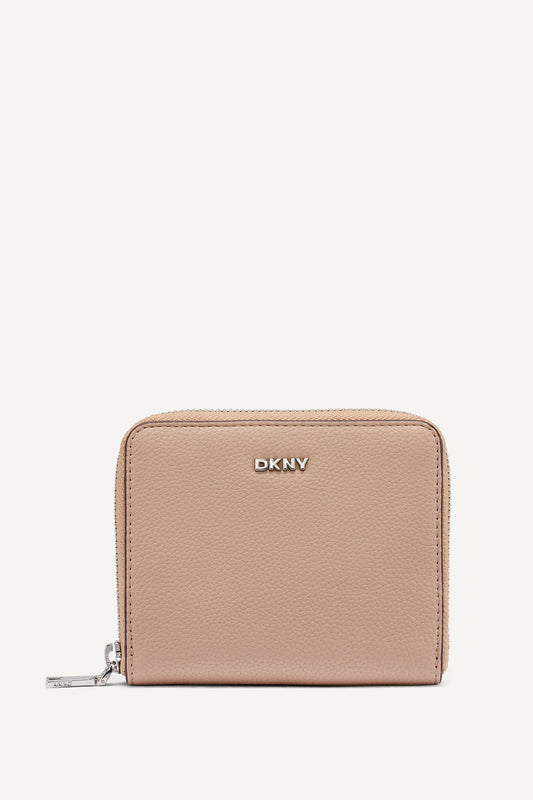 PAULA SMALL ZIP AROUND WALLET Cappuccino | DKNY