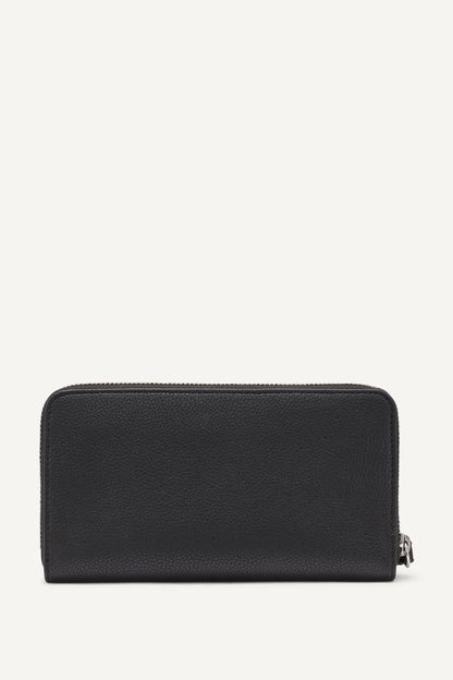 ETTA LARGE ZIP AROUND WALLET Marshmallow | DKNY