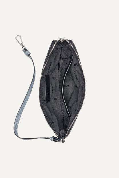 SARAH WRISTLET Denim | DKNY