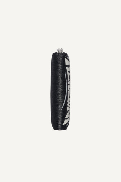 BRYAR SMALL ZIP AROUND WALLET Black | DKNY