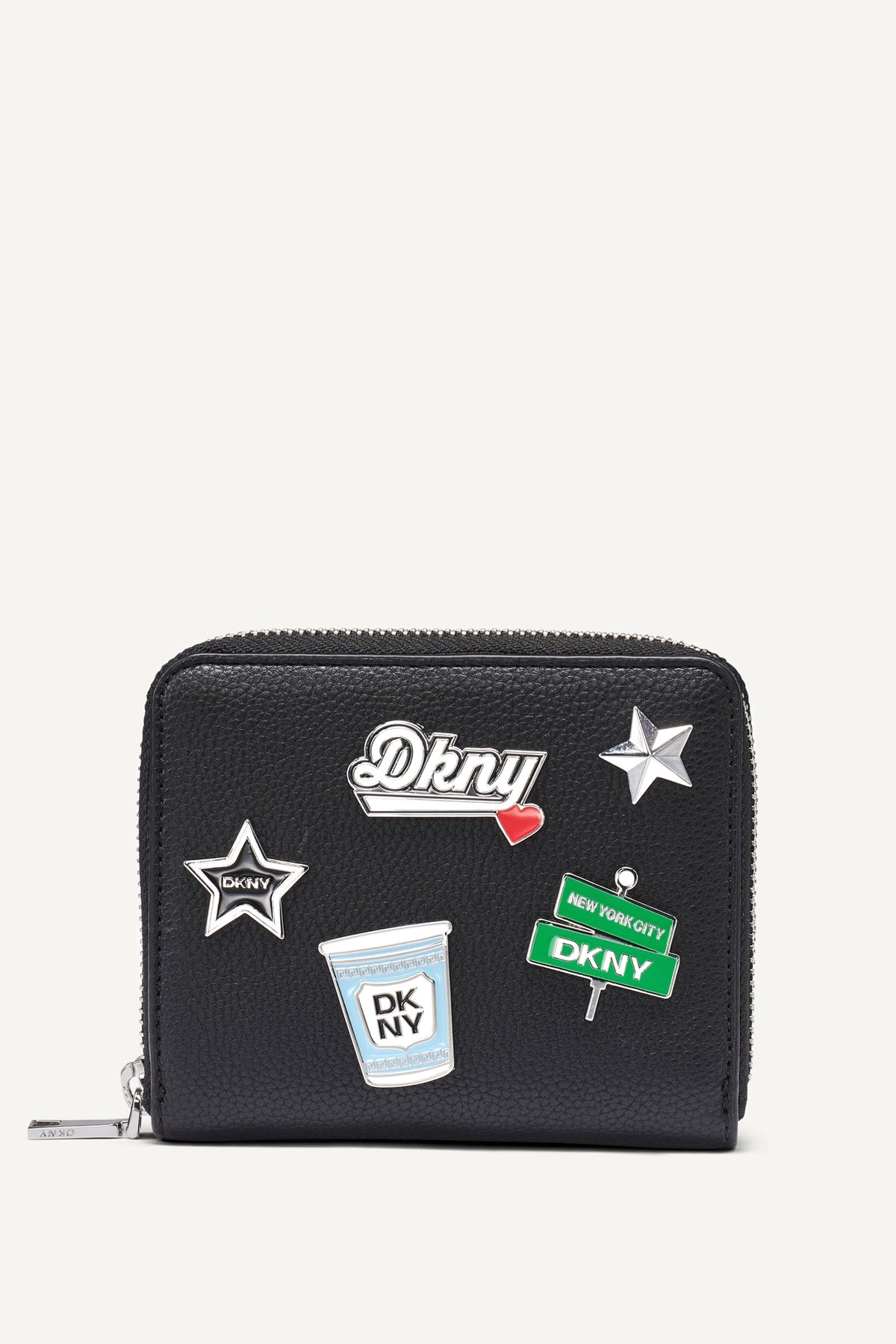 ETTA SMALL ZIP AROUND WALLET Black | DKNY