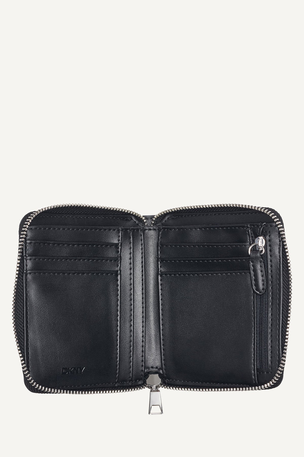 ETTA SMALL ZIP AROUND WALLET Black | DKNY