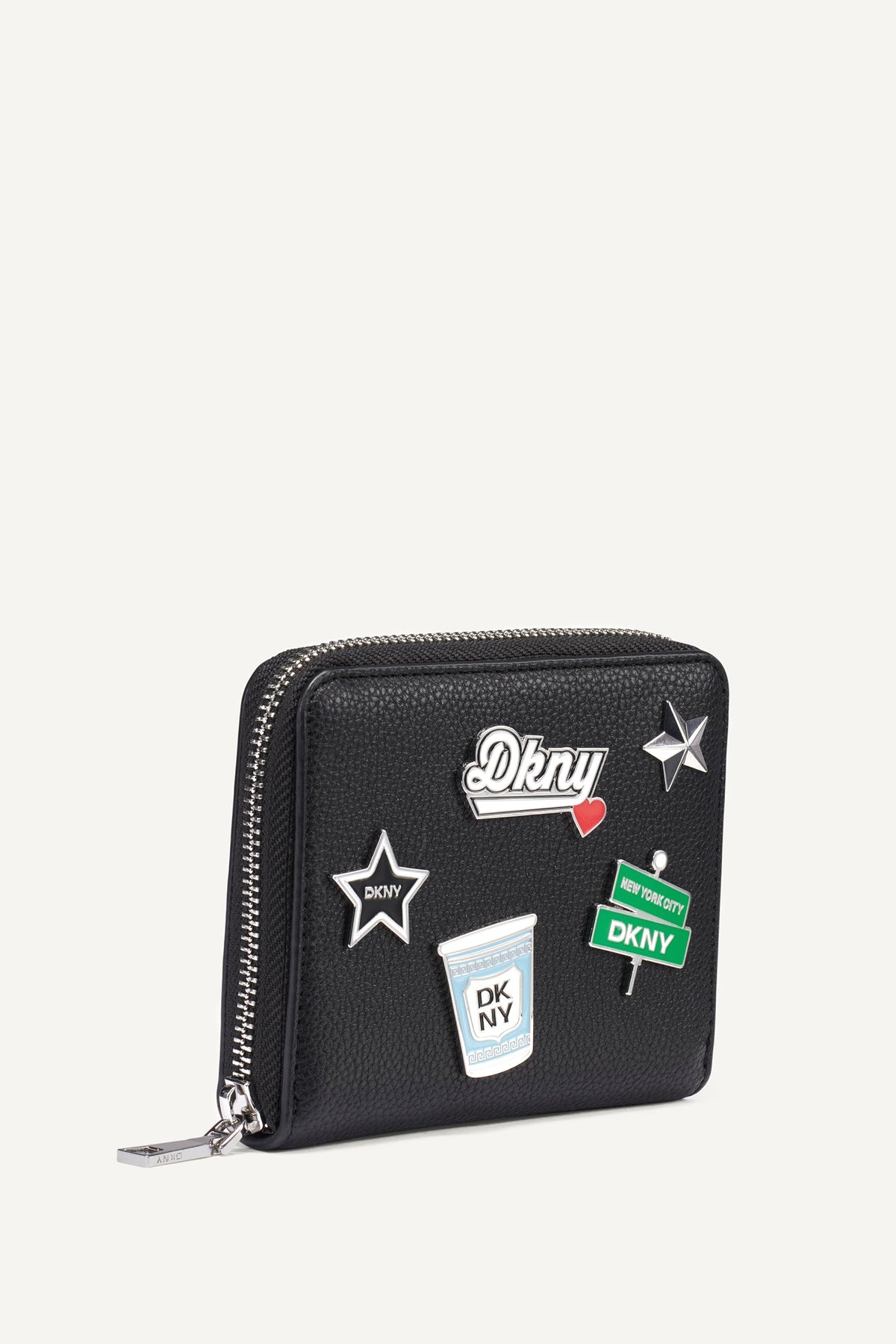 ETTA SMALL ZIP AROUND WALLET Black | DKNY