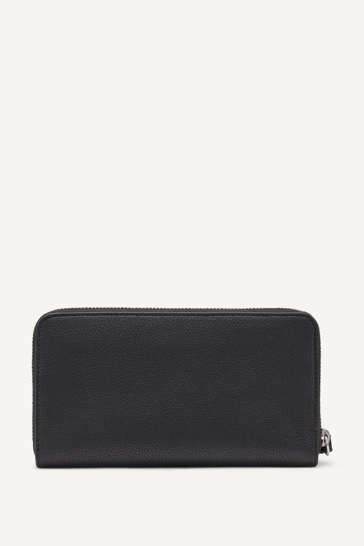 ETTA LARGE ZIP AROUND WALLET Black | DKNY