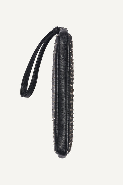 JENNY LARGE ZIP AROUND WALLET Black | DKNY