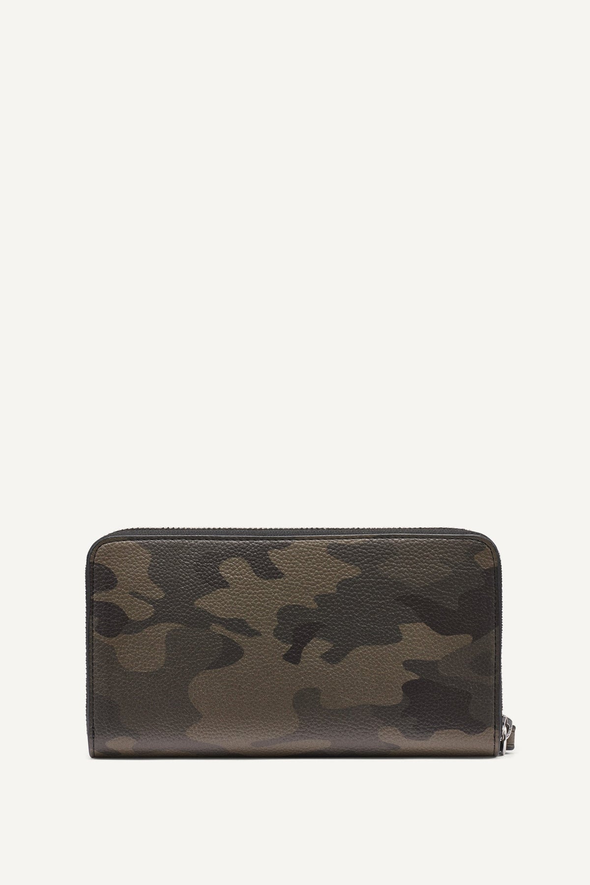 HADLEE LARGE ZIP AROUND WALLET WITH WRISTLET Camouflage | DKNY