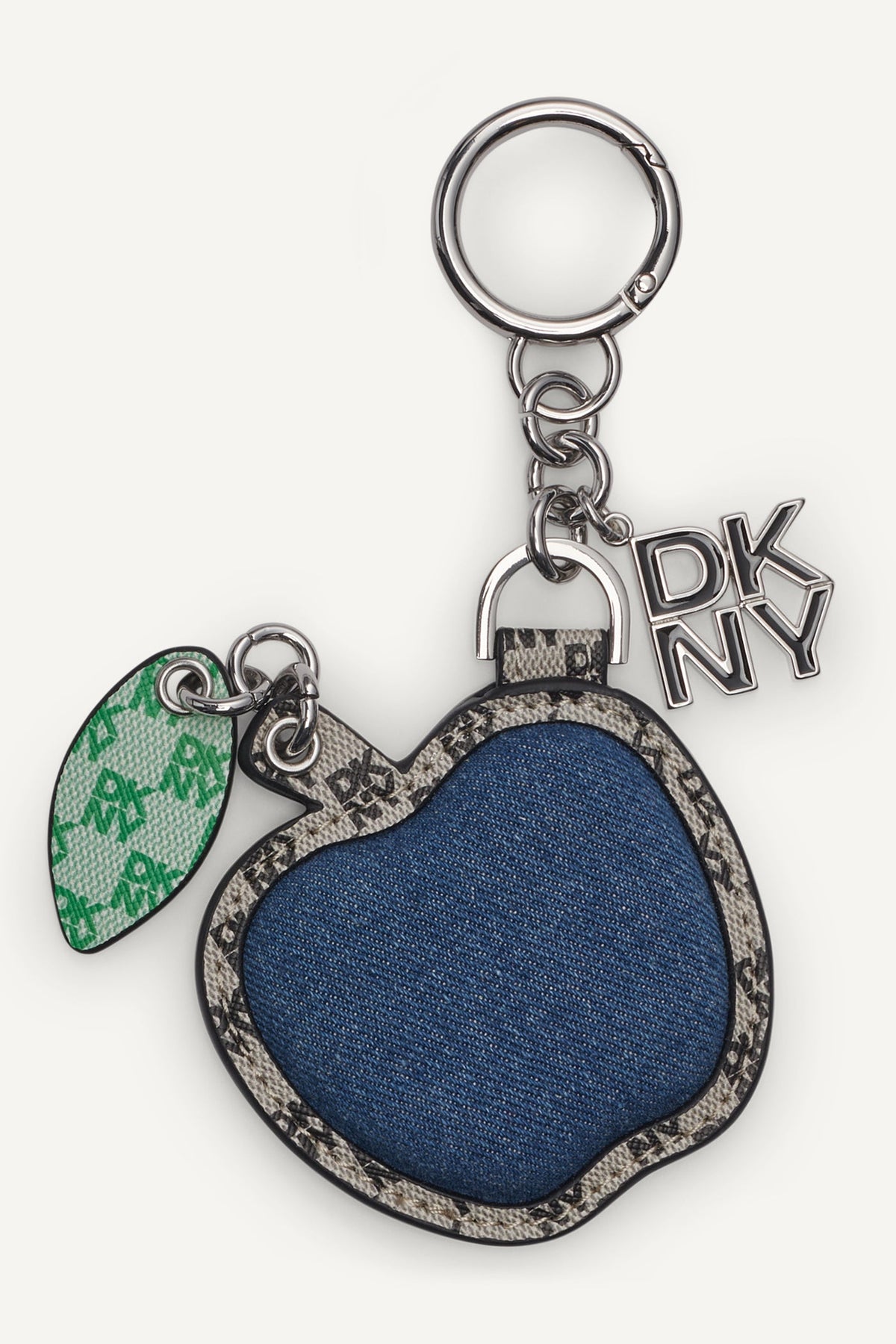 APPLE LOGO CHARM Denim | DKNY