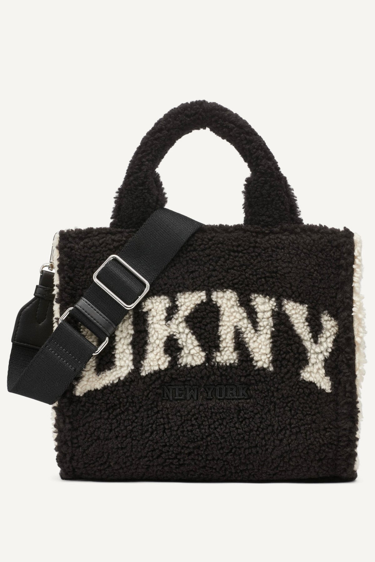 HADLEE SMALL TOTE BLACK/SILVER | DKNY