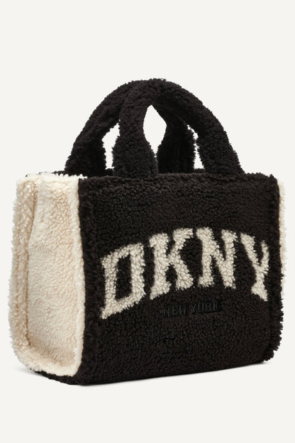 HADLEE SMALL TOTE BLACK/SILVER | DKNY