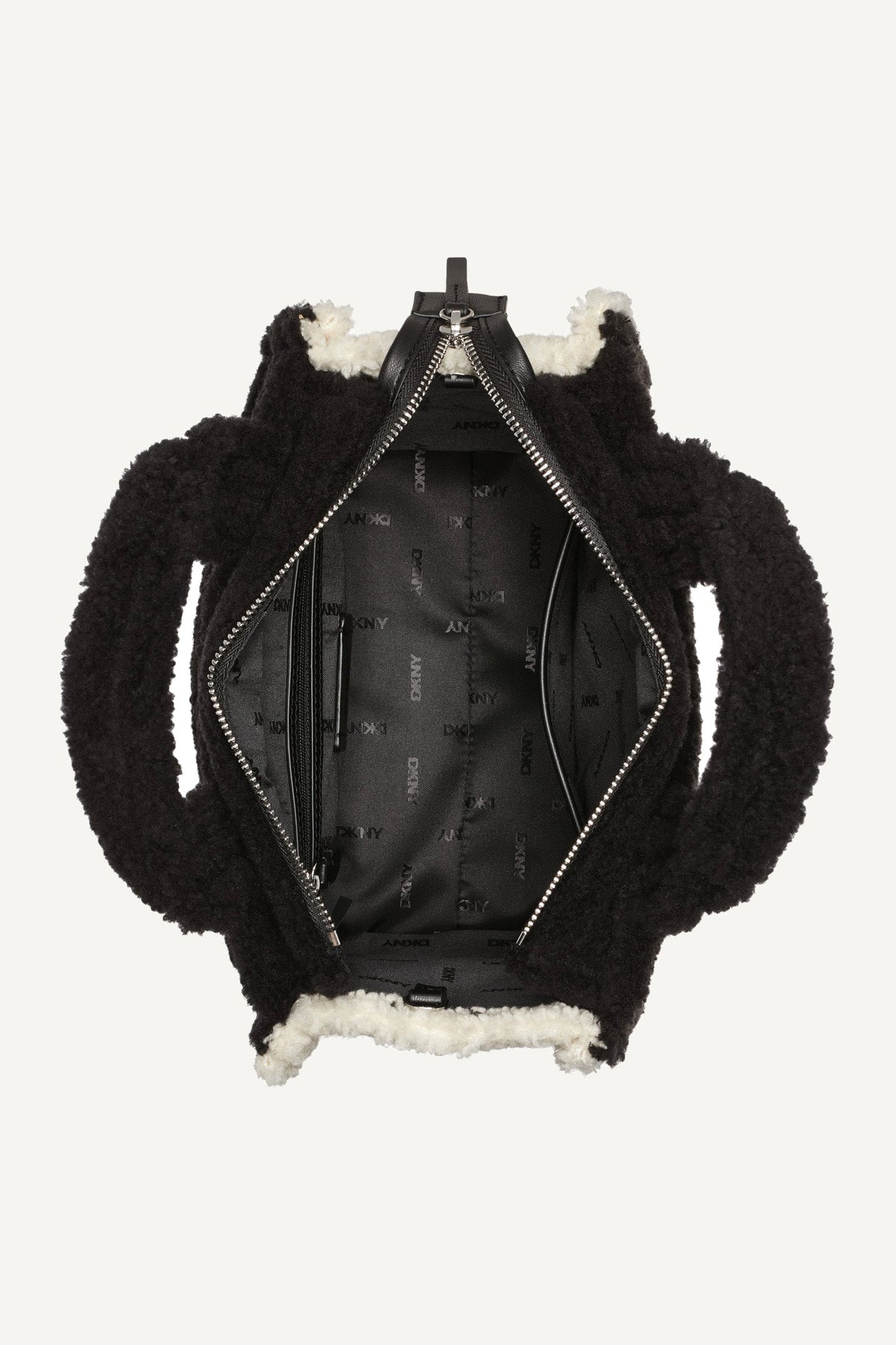 HADLEE SMALL TOTE BLACK/SILVER | DKNY