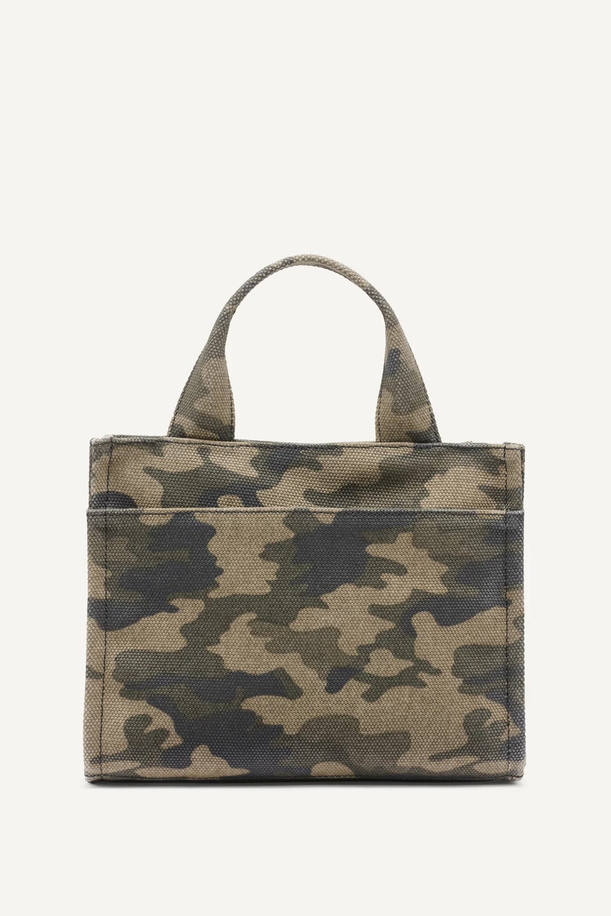 HADLEE SMALL LOGO-EMBROIDERED CAMO TOTE Camouflage | DKNY