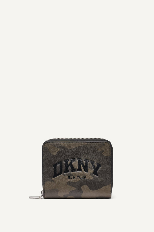 HADLEE SMALL ZIP AROUND WALLET Camouflage | DKNY