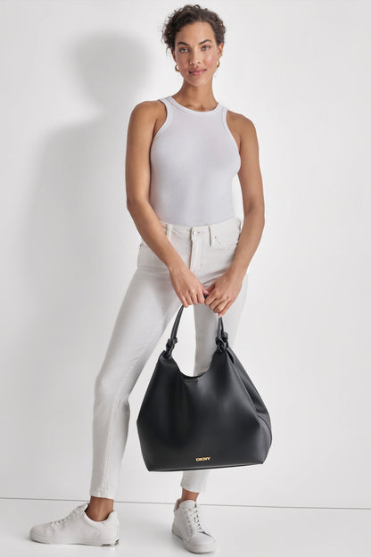PAULA EXTRA LARGE COMMUTER TOTE Black | DKNY