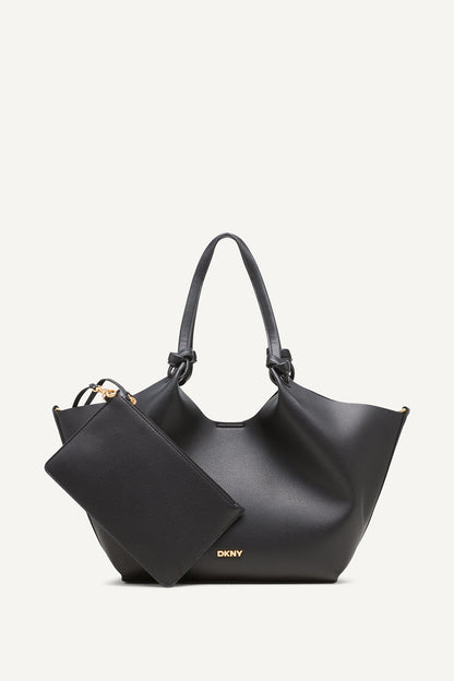 PAULA MEDIUM COMMUTER TOTE AGED WINE | DKNY