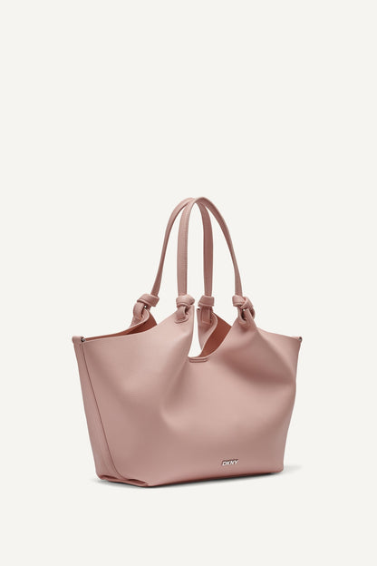 PAULA HEART MEDIUM COMMUTER TOTE Pale Blush | DKNY