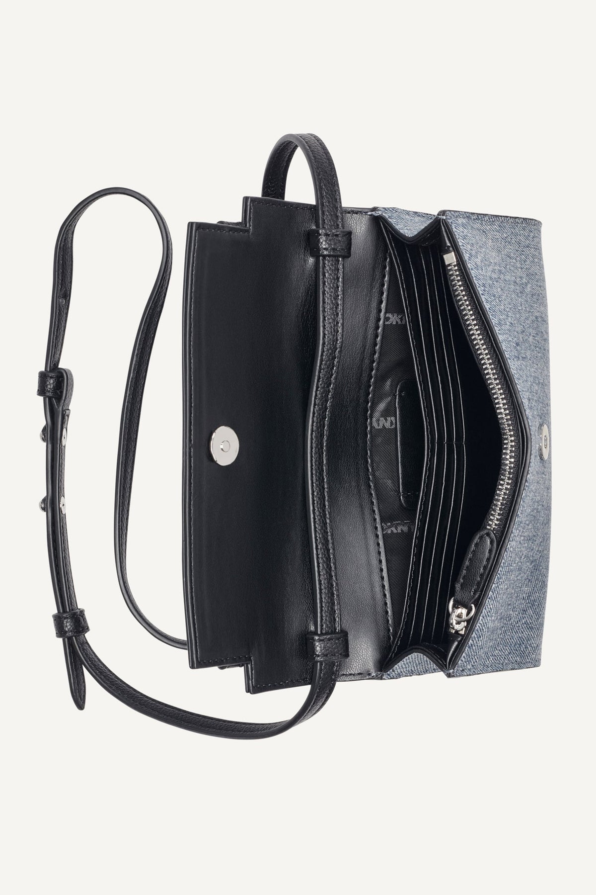 BRYAR CROSSBODY Denim/Black | DKNY
