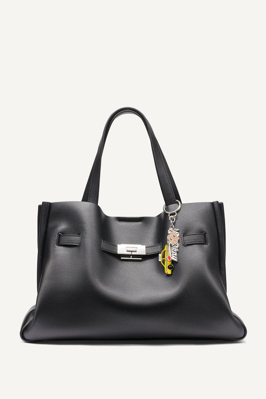 BRYAR TAXICAB SATCHEL Light Taupe | DKNY
