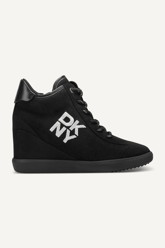 SAMMY WEDGE SNEAKER Brown | DKNY