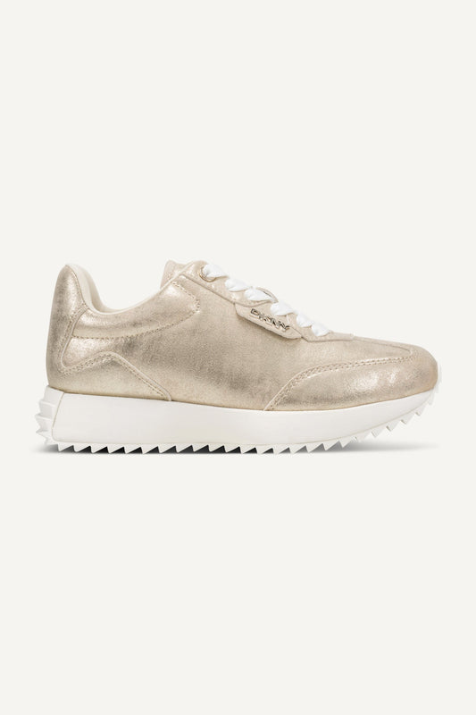 NAPLES LACE UP SNEAKER Champagne | DKNY