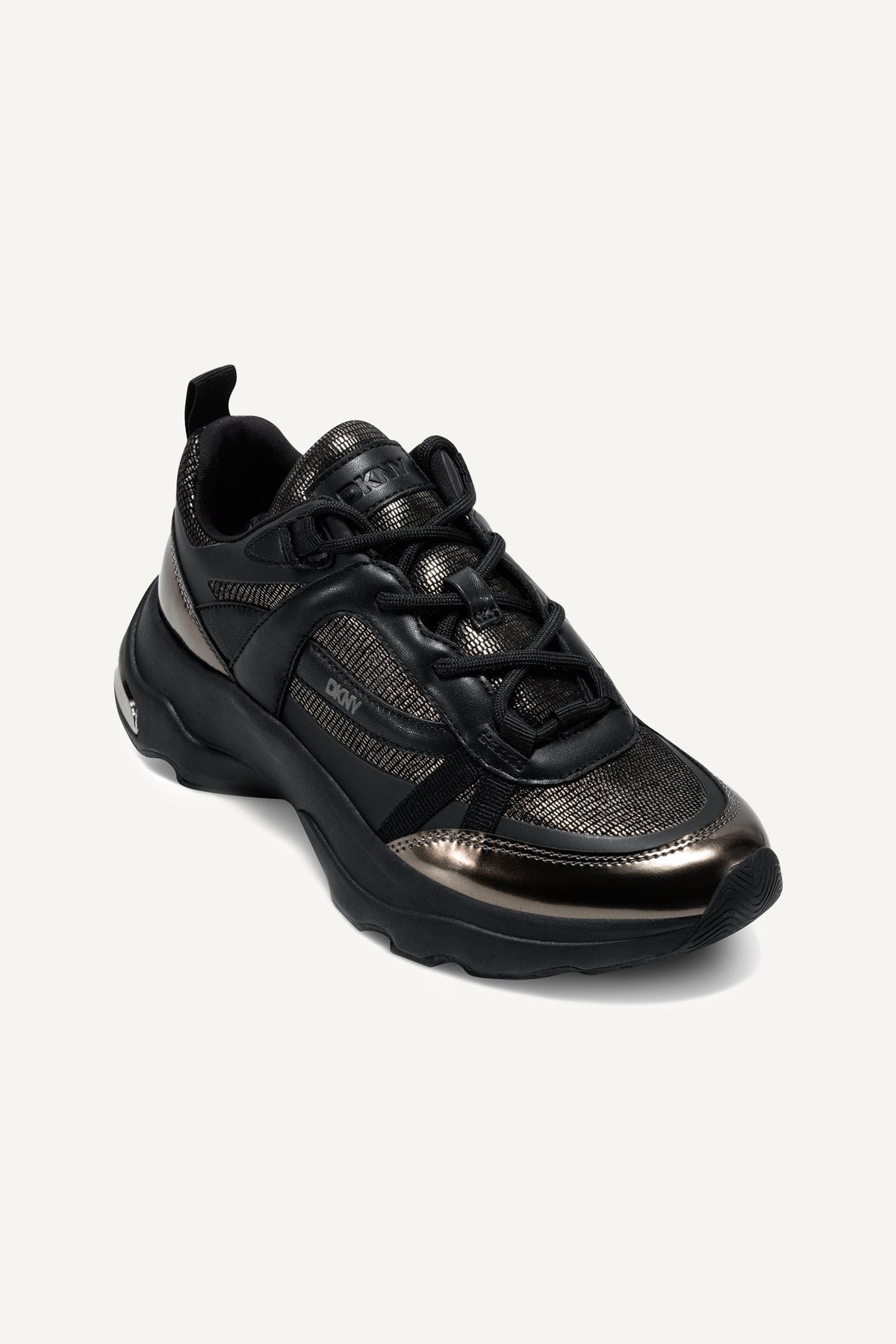 JUNA LACE UP SNEAKERS ASH | DKNY