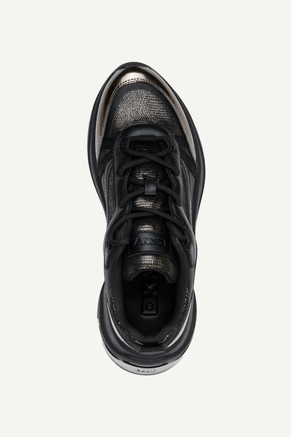 JUNA LACE UP SNEAKERS ASH | DKNY
