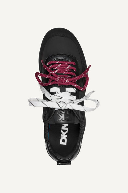 ARIANNA LACE UP SNEAKER Brown | DKNY