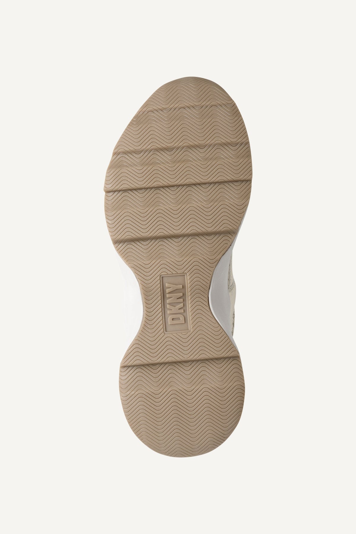 JUNA LACE-UP SNEAKERS WHITE GOLD | DKNY