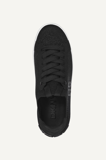 MALLORY LACE-UP SNEAKER Black | DKNY