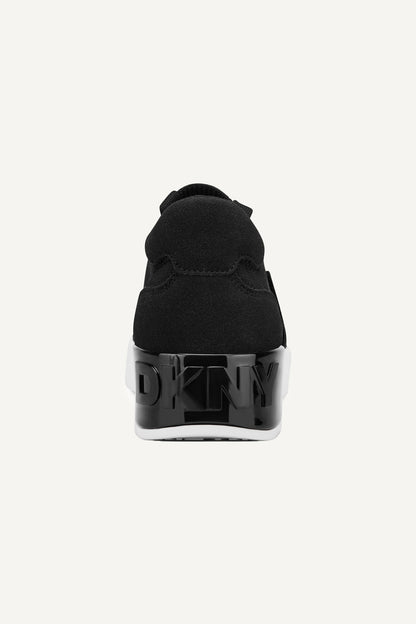 MALLORY LACE-UP SNEAKER Black | DKNY