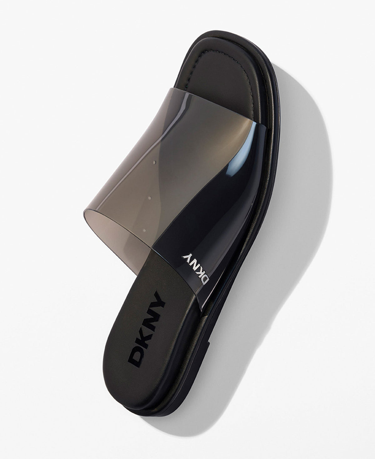 CATALINE FLAT SLIDE SANDAL Black | DKNY