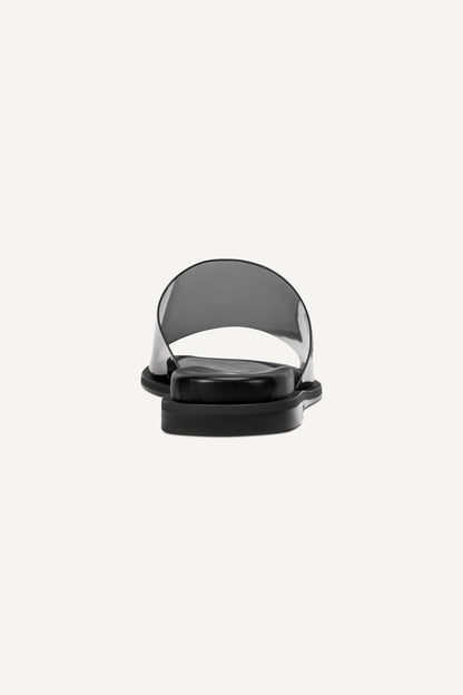 CATALINE FLAT SLIDE SANDAL Black | DKNY