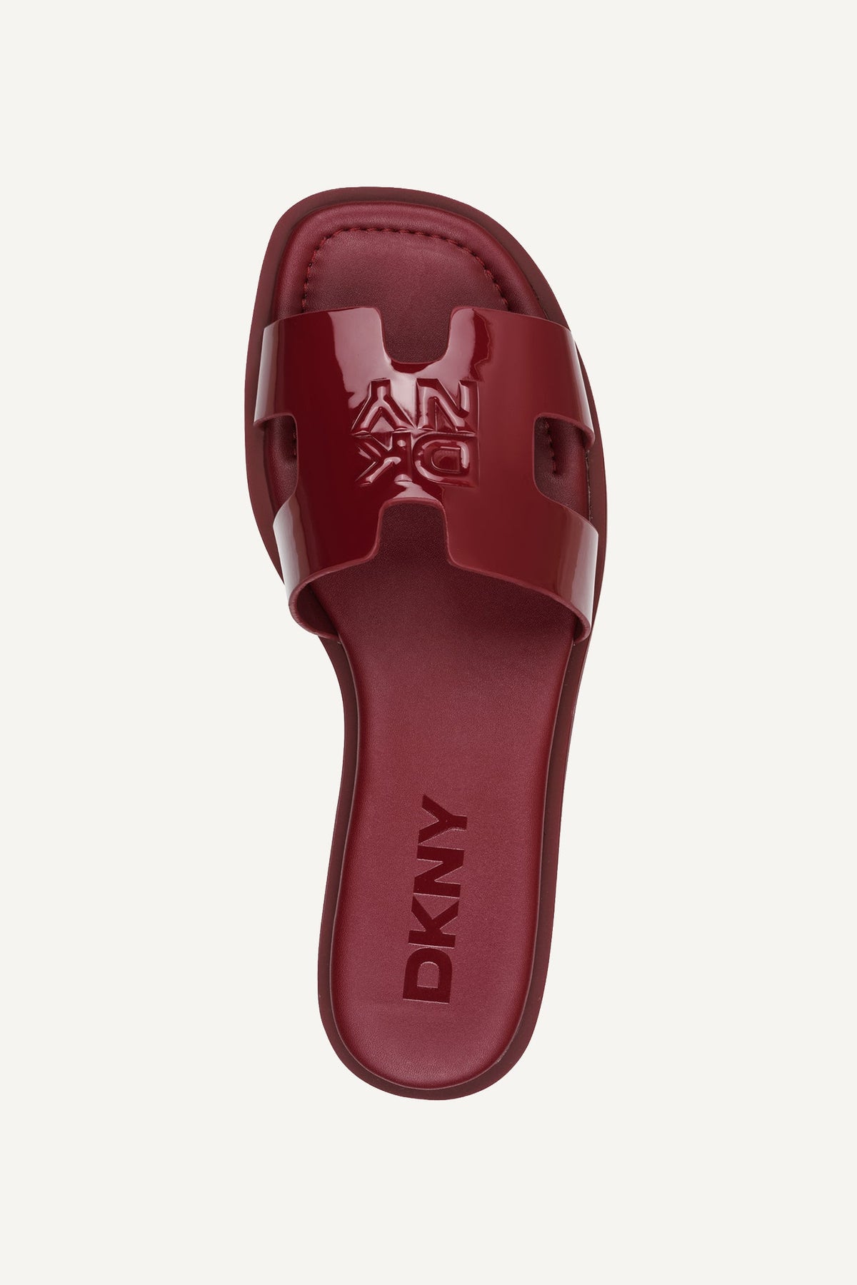 COLUMBA FLAT SLIDE Ruby Red | DKNY