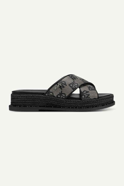 BERRIS X BAND WEDGE ESPADRILLE Chino | DKNY