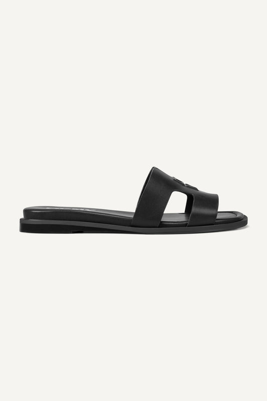 COLUMBA FLAT SLIDE Black | DKNY