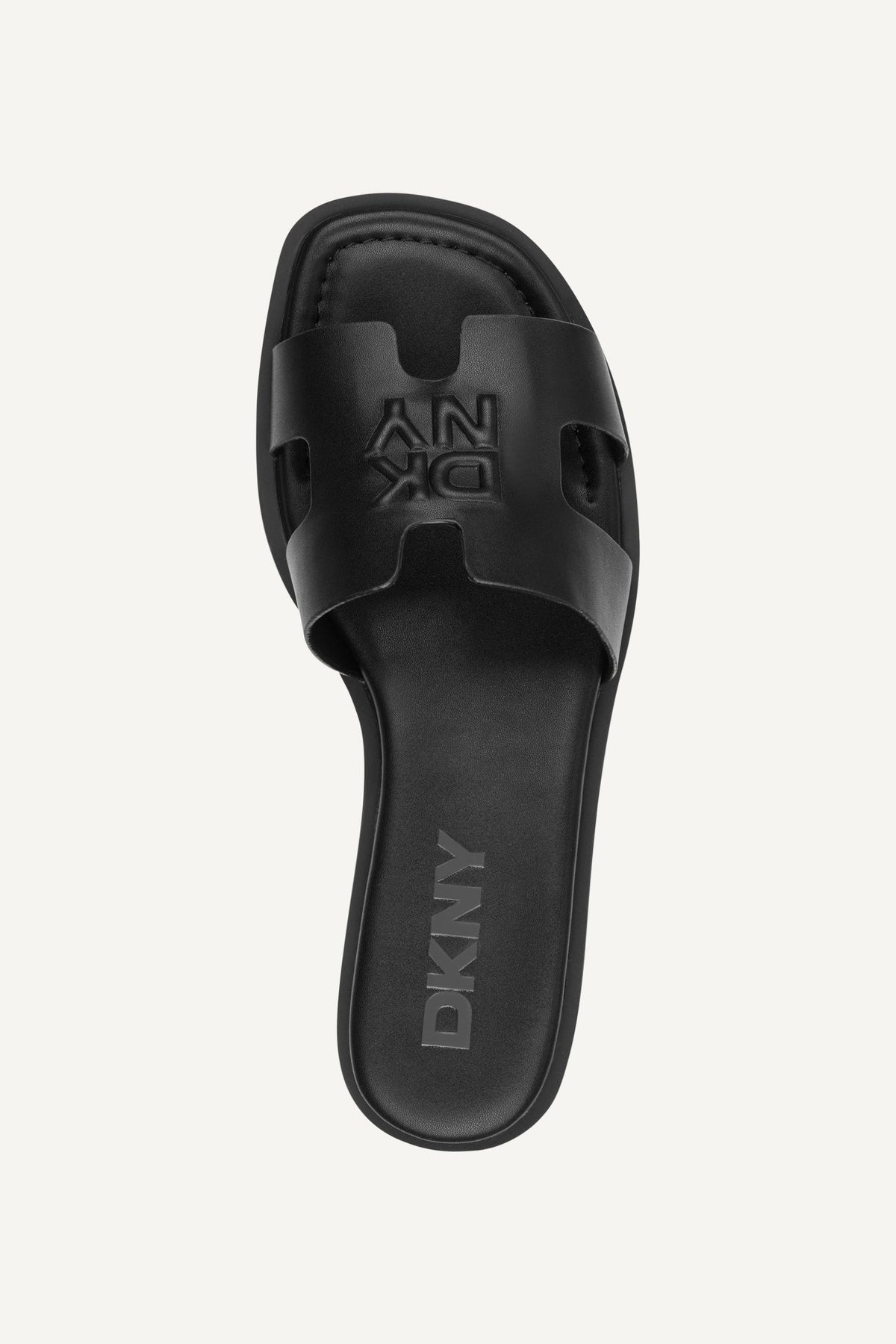 COLUMBA FLAT SLIDE Black | DKNY