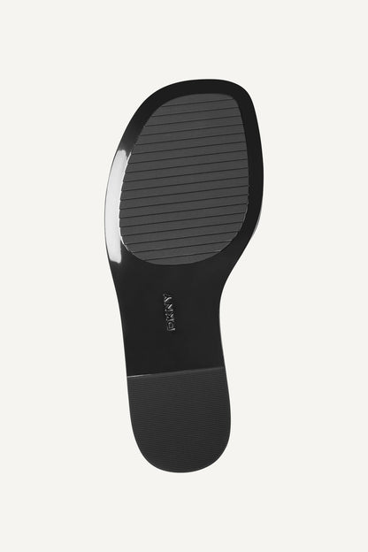 COLUMBA FLAT SLIDE Black | DKNY