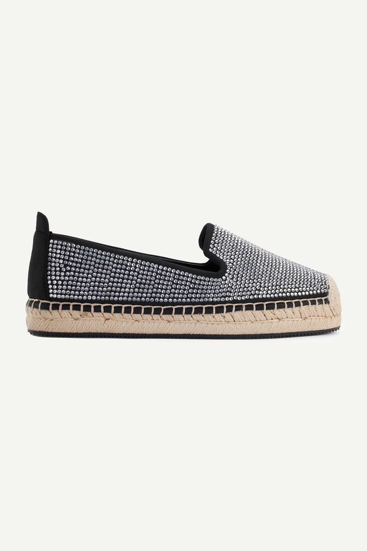 MALLY RHINESTONE ESPADRILLE Black/Clear | DKNY