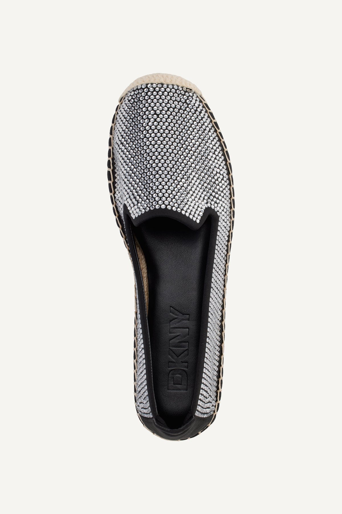 MALLY RHINESTONE ESPADRILLE Black/Clear | DKNY