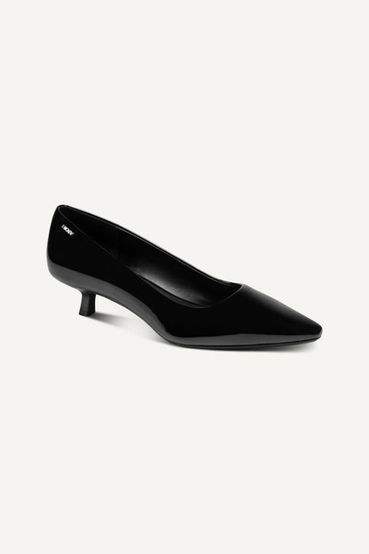 NOREEN KITTEN HEEL PUMP Black | DKNY