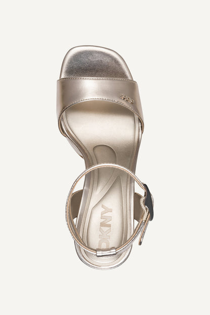 SCOTIA ANKLE STRAP SANDAL Champagne | DKNY