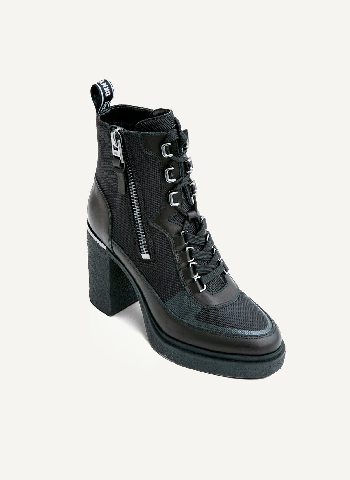 TOIA LACE-UP BOOTIE ESPRESSO | DKNY