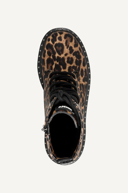 BATU STUDS LACE UP BOOTIE 60M Leopard | DKNY