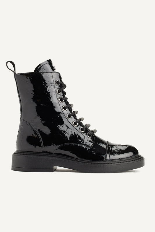 MALAYA LACE UP BOOT Black | DKNY
