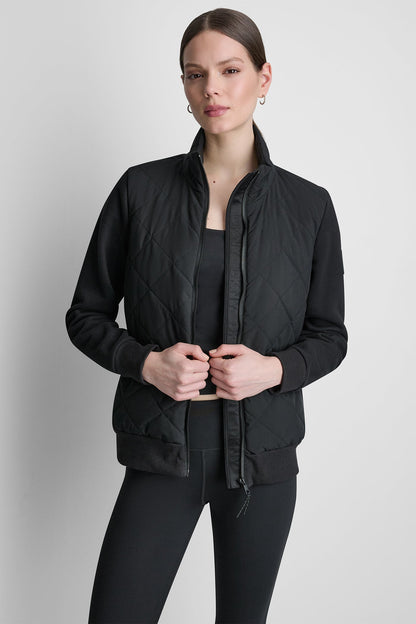 LIGHT WEIGHT HYBRID JACKET Black | DKNY