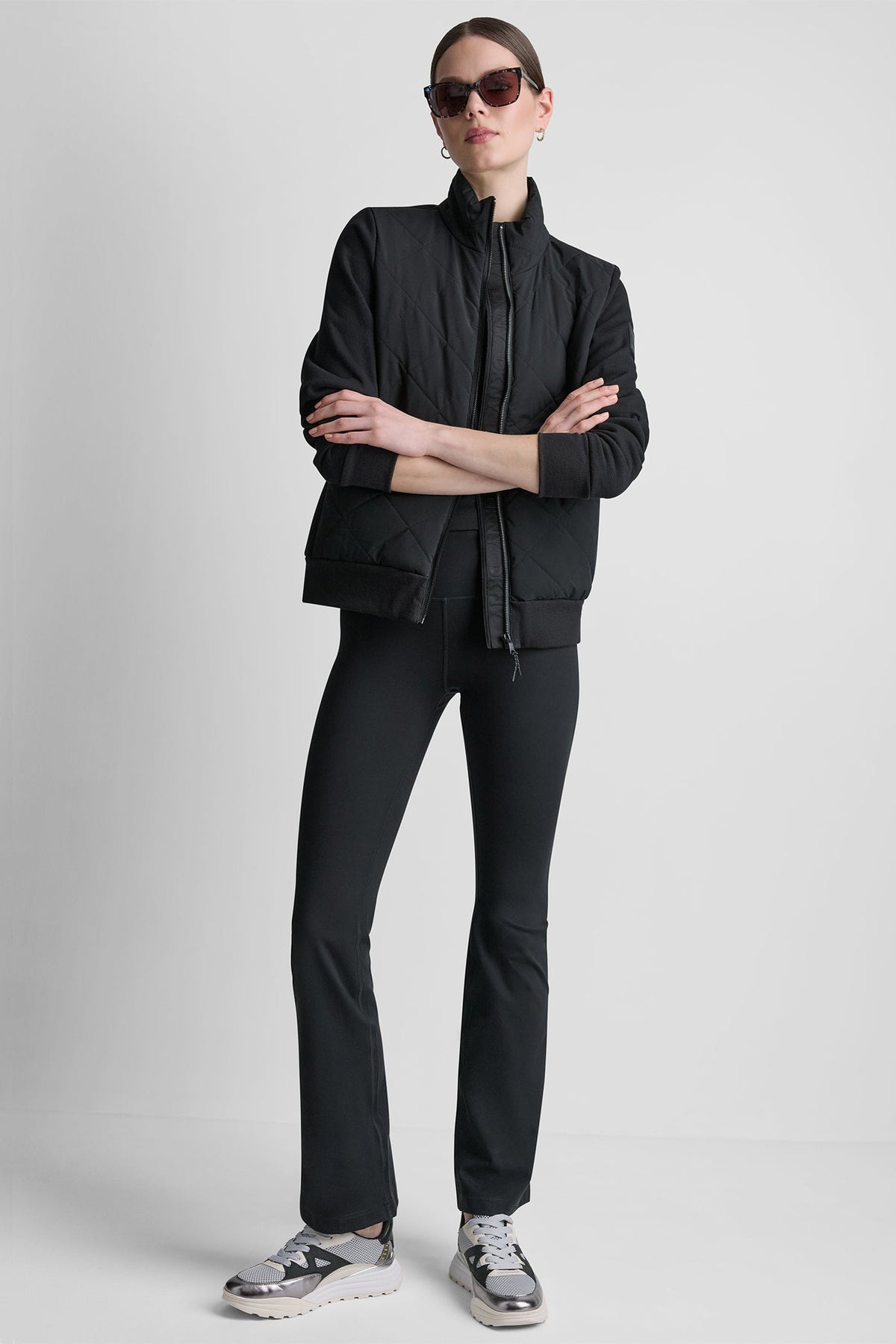 LIGHT WEIGHT HYBRID JACKET Black | DKNY