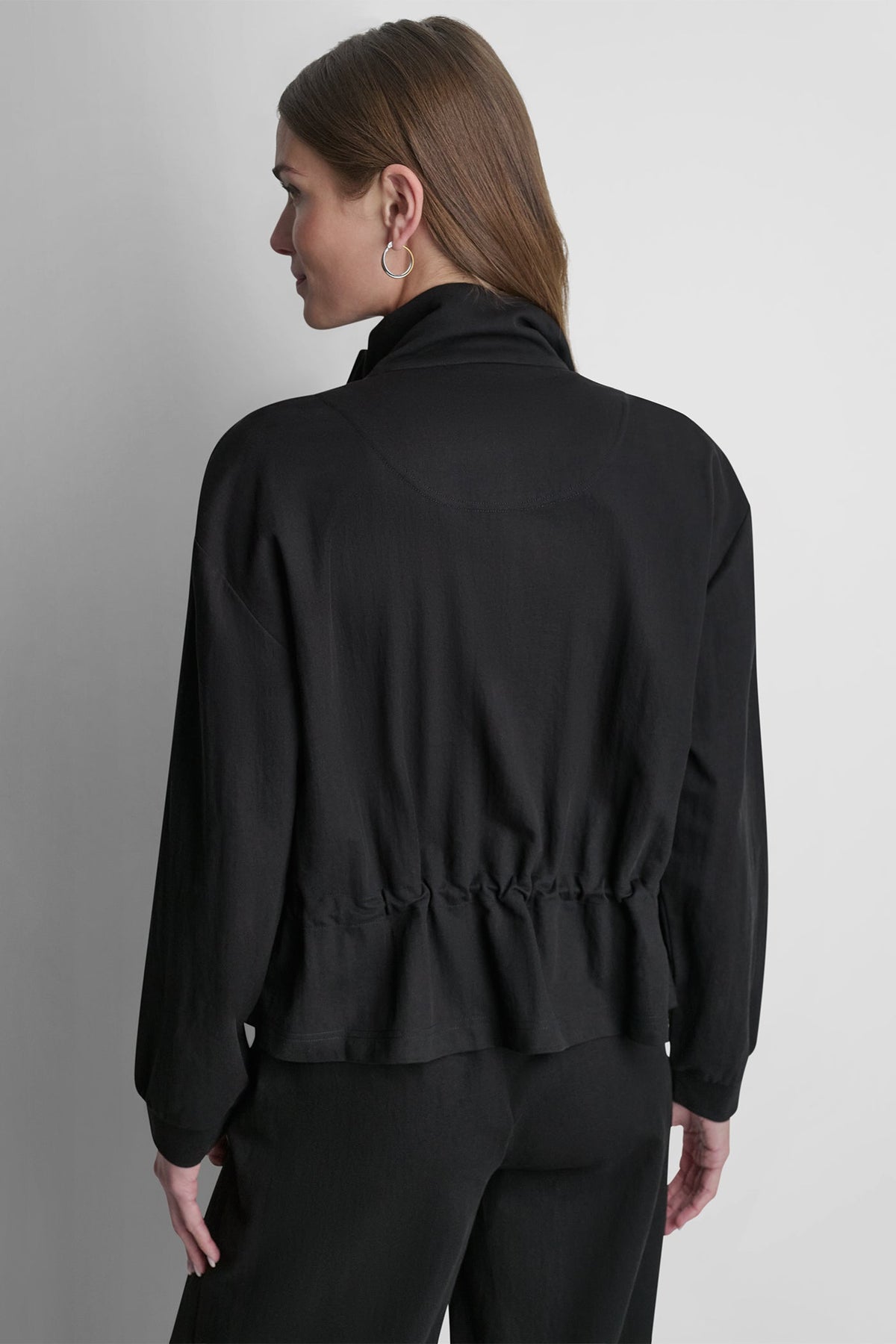 PIQUÉ TECH JACKET Black | DKNY