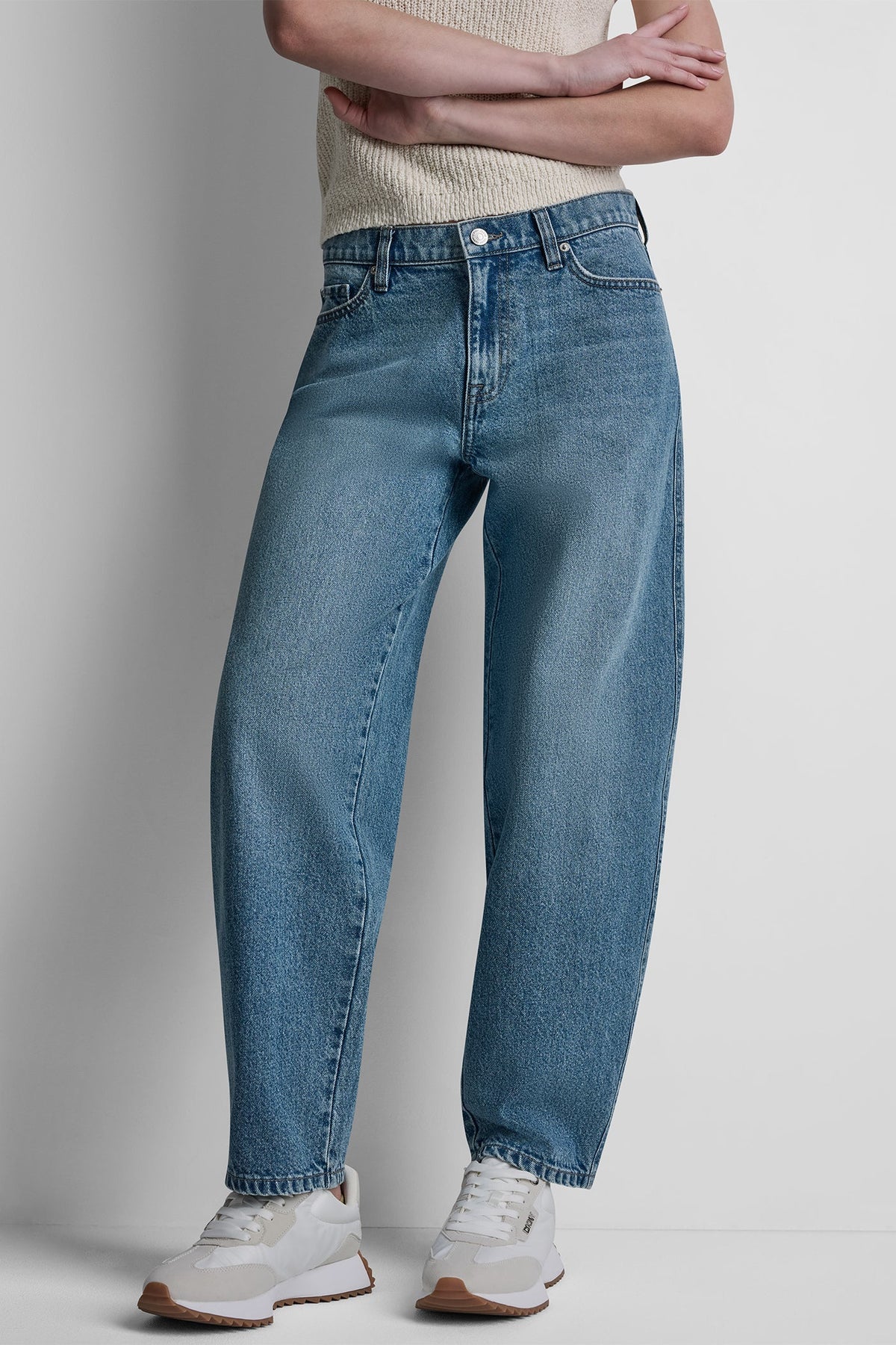 MID-RISE BABY BARREL LEG Cedar Street | DKNY
