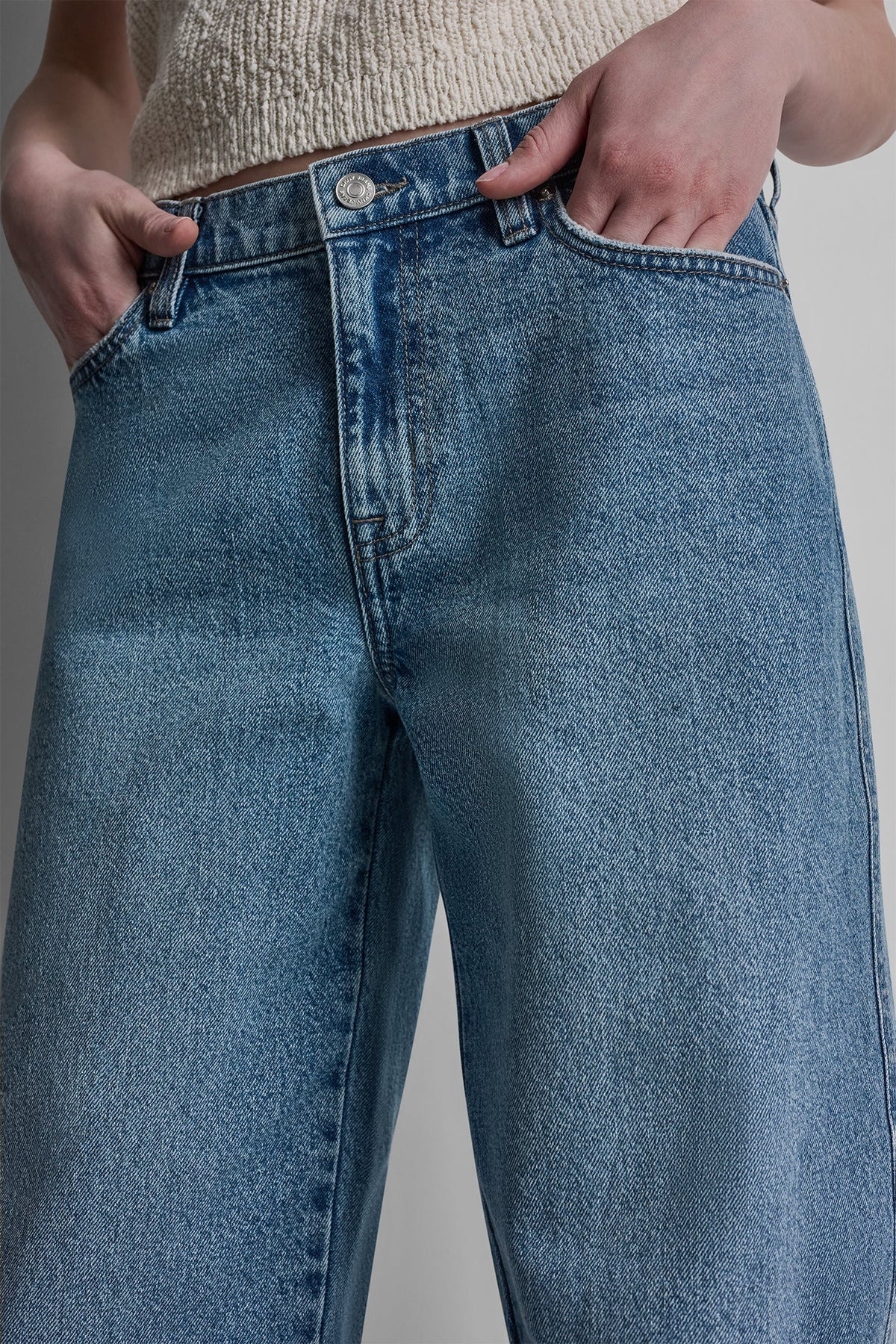 MID-RISE BABY BARREL LEG Cedar Street | DKNY