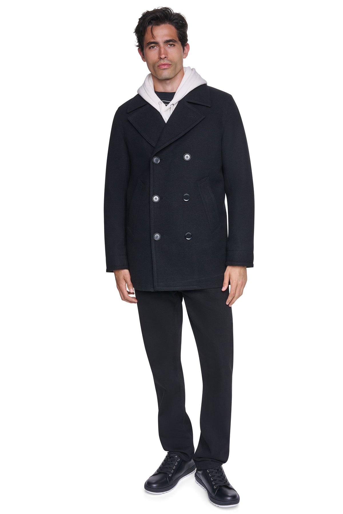 FAUX WOOL PEACOAT Camel | DKNY