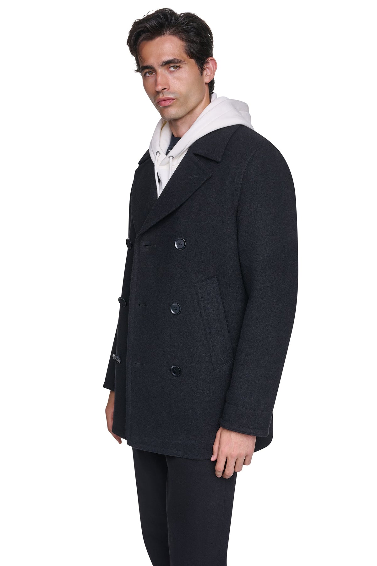 FAUX WOOL PEACOAT Camel | DKNY
